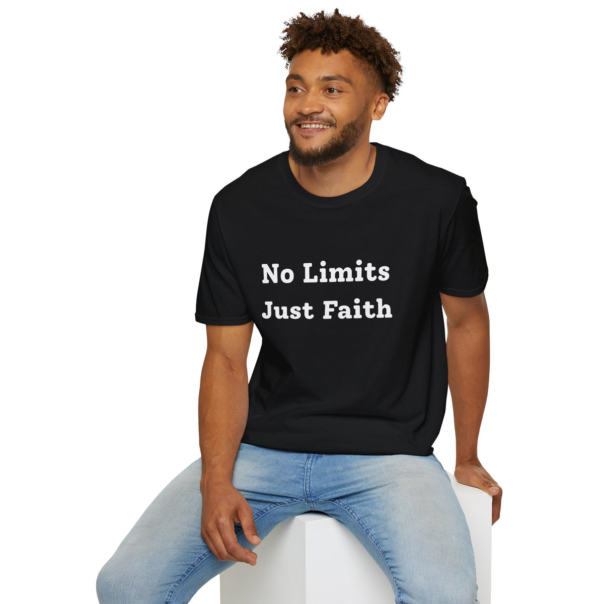 No Limits Just Faith Inspirational Faith T-Shirt