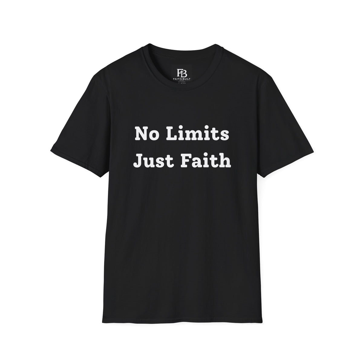 No Limits Just Faith Inspirational Faith T-Shirt